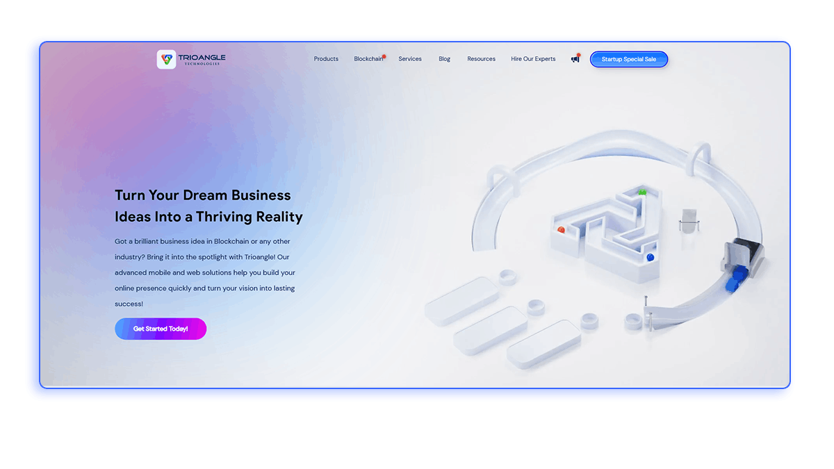 a trioangle leading solana defi development company