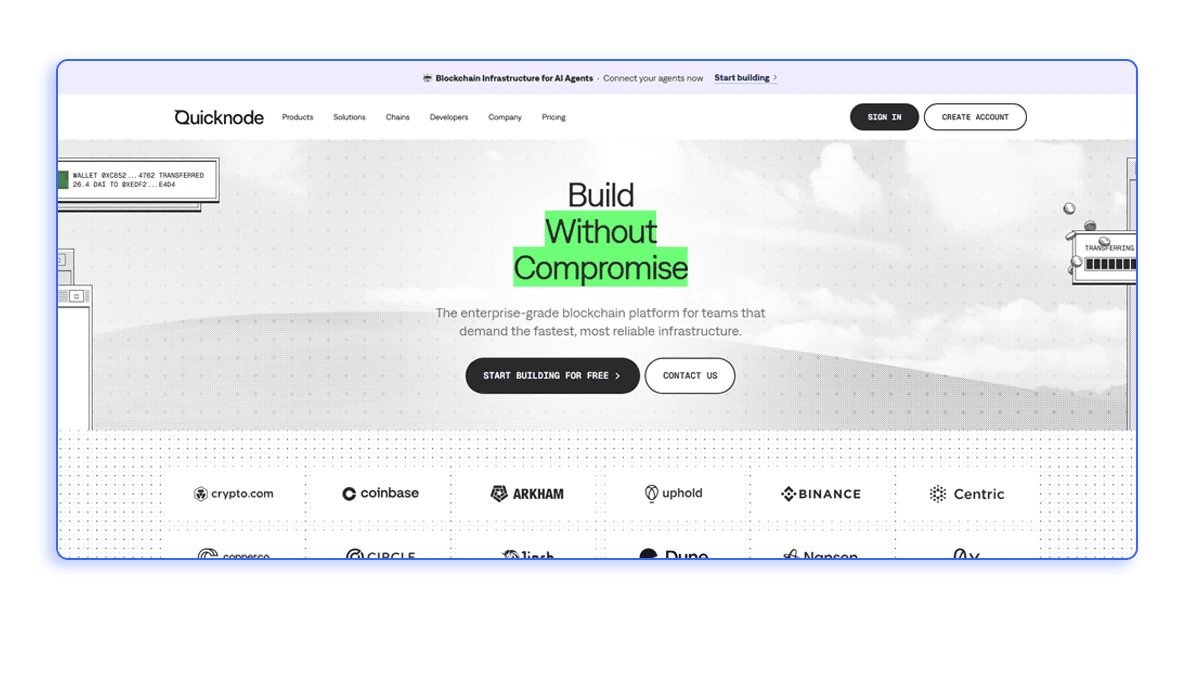 Quick node leading solana defi app development partner